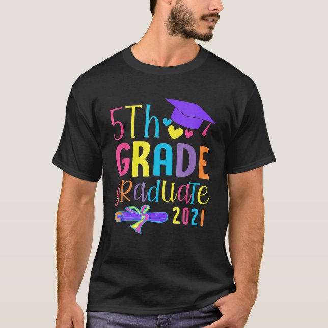 Camiseta Classe De Formando De 5 Funny 2021 (Frente)
