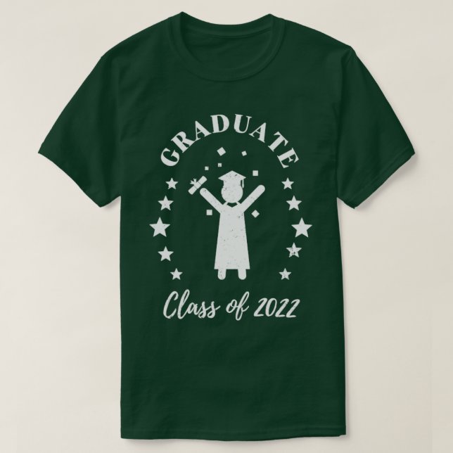 Camiseta Classe De formando De Divertimento De Graduação 20 (Frente do Design)