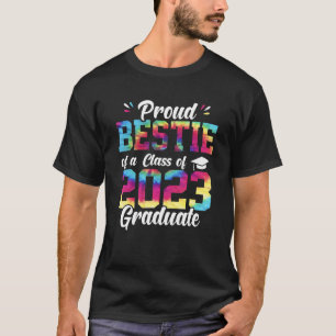 Camiseta Classe de Formando de Graduação Bestie 2023 do Mai