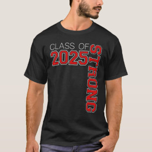 Camiseta Classe De Formando Forte 2025 De 25 Swa Vermelha