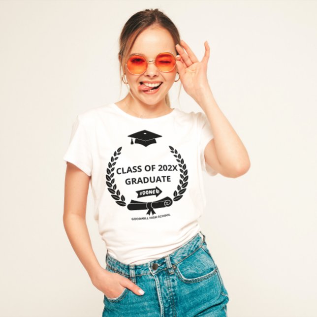 Camiseta Classe de Formando Personalizado Moderno de Gradua (Criador carregado)