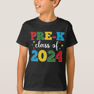 Camiseta Classe De Formando Pré-K De Graduação Pré-Escolar 
