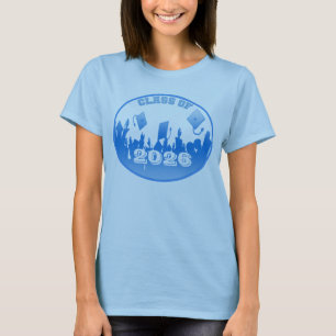 Camiseta Classe de Formatação Azul de T-shirt 2009 2010
