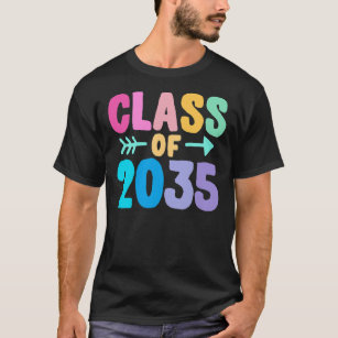Camiseta Classe de Graduação 2035 Cresce com Camiseta-T
