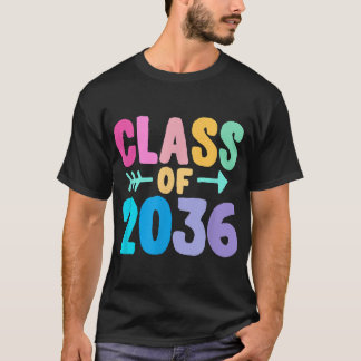 Camiseta Classe de Graduação 2036 Cresce com Camiseta-T
