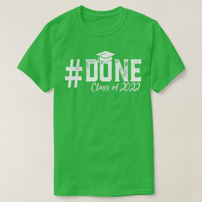 Camiseta Classe de graduação de 2022 para seu Formando Sen (Frente do Design)