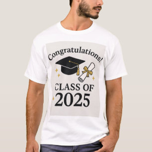 Camiseta Classe de Graduação de 2025 - Graduação Escolar