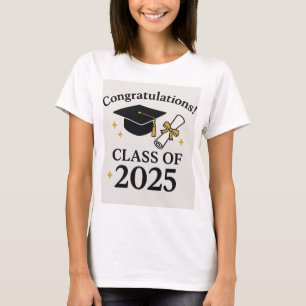 Camiseta Classe de Graduação de 2025 - Graduação Escolar