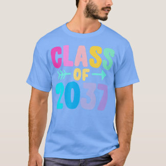 Camiseta Classe de graduação de 2037 cresceu comigo
