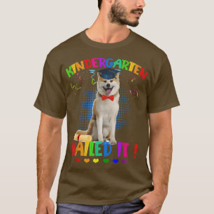 Camiseta Classe De Graduação De Cão Shiba Inu De 22 Jardins
