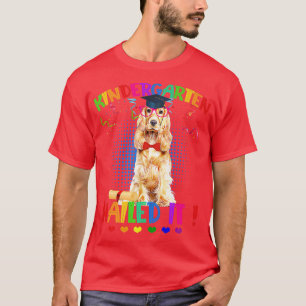 Camiseta Classe De Graduação De Cocker Spaniel De 22 Jardin