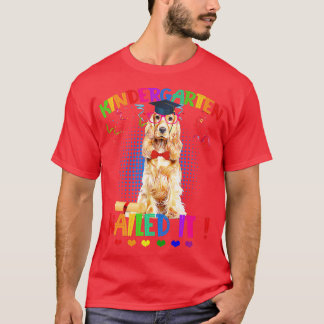 Camiseta Classe De Graduação De Cocker Spaniel De 22 Jardin