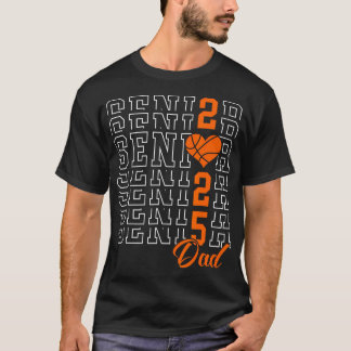 Camiseta Classe De Graduação De Pais De Basquete De 2025 Se