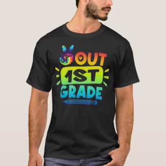 Camiseta Classe De Graduação De Ti Tie Dye Do Grau Peace Ou