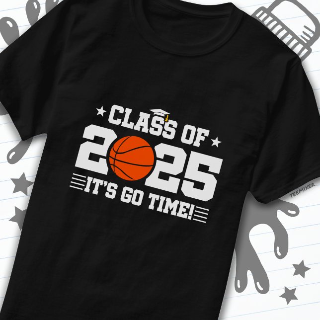 Camiseta Classe de Graduação do Jogador de Basquete de 2025 (Criador carregado)