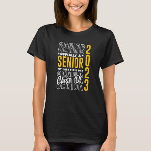 Camiseta Classe De Graduação Do Mais velho 2023 Meu Último 