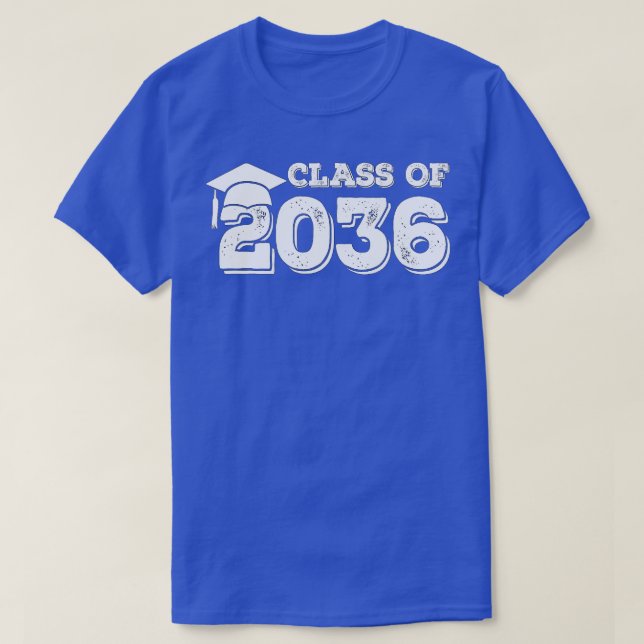 Camiseta Classe De Graduação Do Mais velho 2036 2036 (Frente do Design)