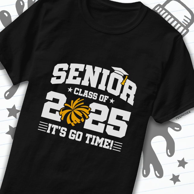 Camiseta Classe de Graduação do Mais velho Cheer 2025 (Criador carregado)