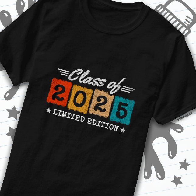 Camiseta Classe de graduação do Mais velho de Formando 2025 (Criador carregado)