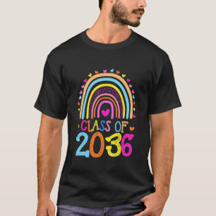 Camiseta Classe De Graduação Do Rainbow Pre K Kindergarten 