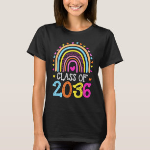 Camiseta Classe De Graduação Do Rainbow Pre K Kindergarten 