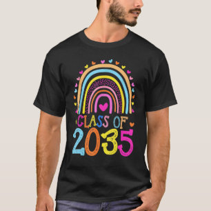 Camiseta Classe De Graduação Do Rainbow Pre K Kindergarten