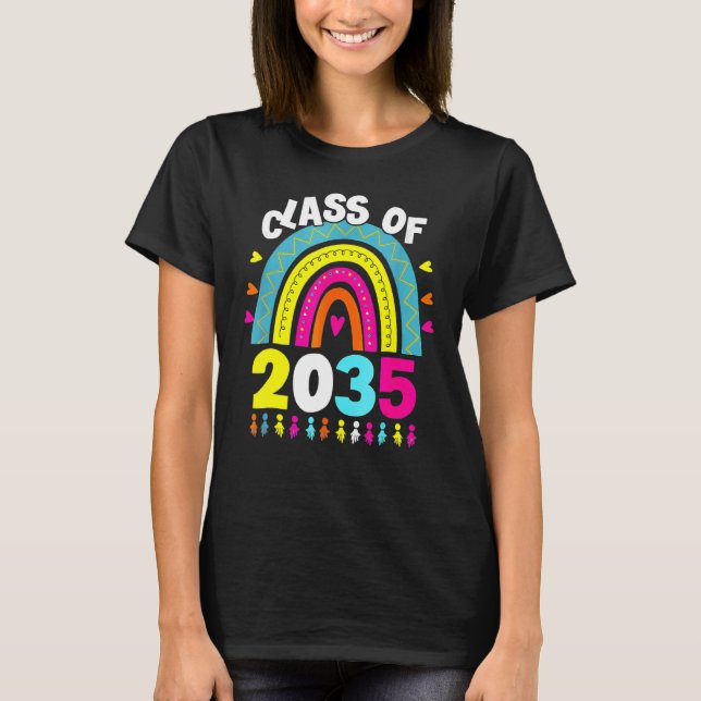 Camiseta Classe De Graduação Pré-Escolar Do Formando K 2035 (Frente)
