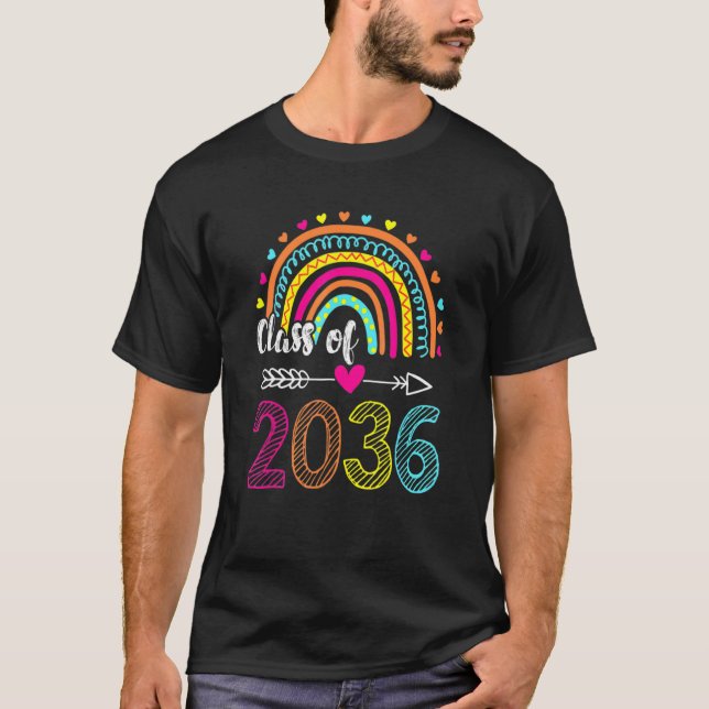 Camiseta Classe De Graduação Pré-Escolar Do Formando K 2036 (Frente)