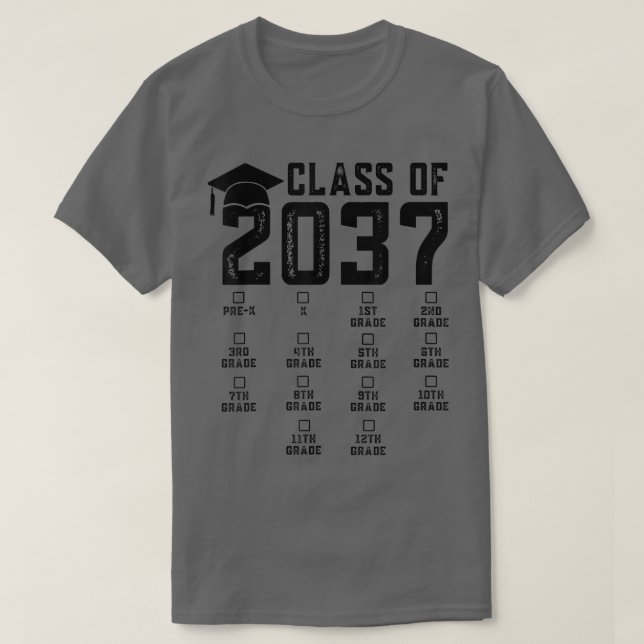 Camiseta Classe De Graduação Pré-k Do Jardim Infantil De 20 (Frente do Design)