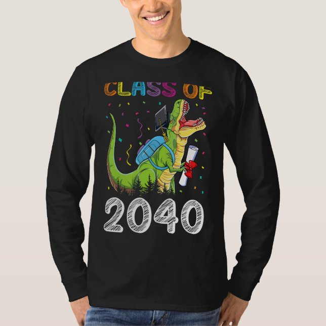 Camiseta Classe De Graduação Rex 2040 Cresceu Comigo (Frente)