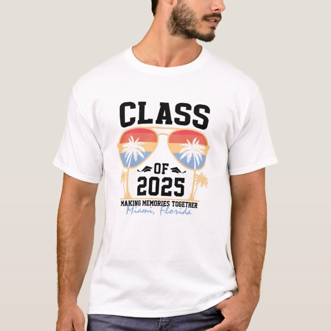 Camiseta Classe de Grupo de Trip de Graduação Personalizada (Frente)
