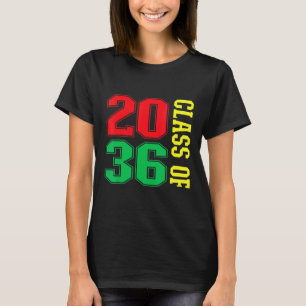 Camiseta Classe De Licenciatura 2036 Primeiro Dia De Jardim