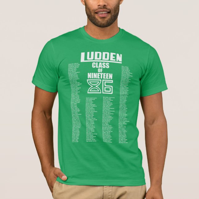 Camiseta Classe de Ludden de dezenove 86 - T da (Frente)