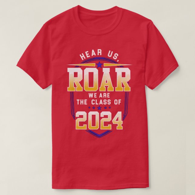 Camiseta Classe de Mais velho 2024 Oferece Mais velho engra (Frente do Design)