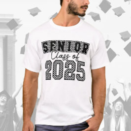 Camiseta Classe de mais velho 2025 Retro Black