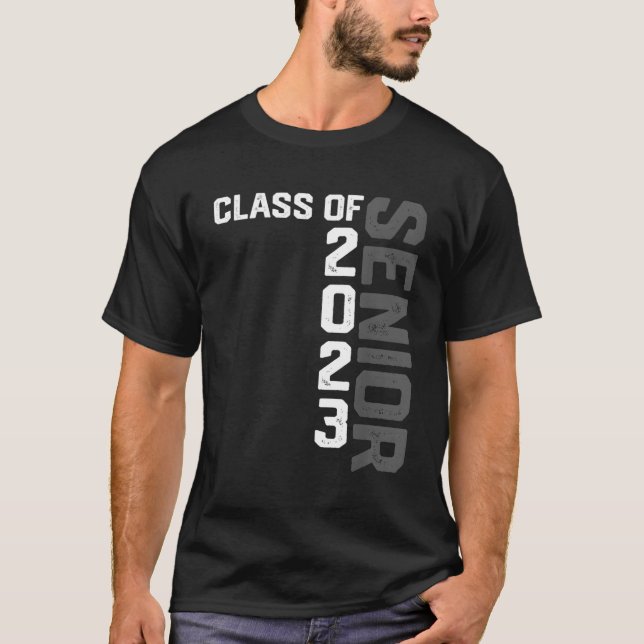 Camiseta Classe De mais velho Da Graduação 2023 23 2023 Mai (Frente)
