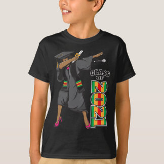 Camiseta Classe de mais velho da Graduação Africana Kente S