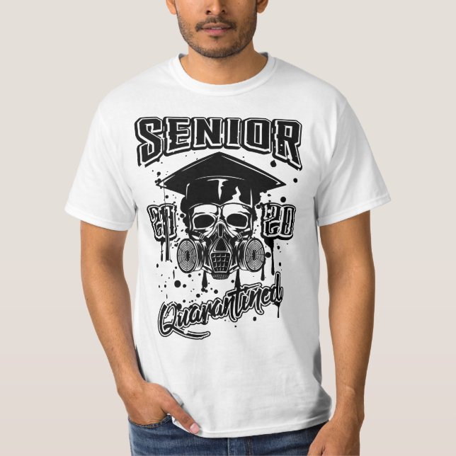 Camiseta Classe de mais velho de 2020 em quarentena (Frente)