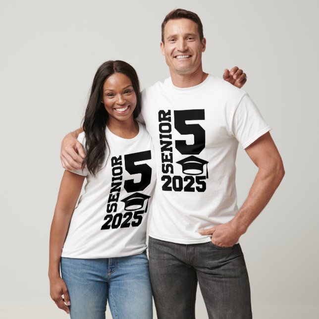 Camiseta Classe De mais velho De 2025 (Unissex)