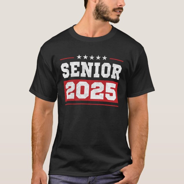 Camiseta Classe De mais velho De 2025, Mais velho 2025, De  (Frente)