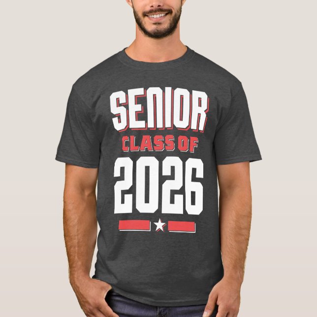 Camiseta Classe de mais velho de 2026 (Frente)