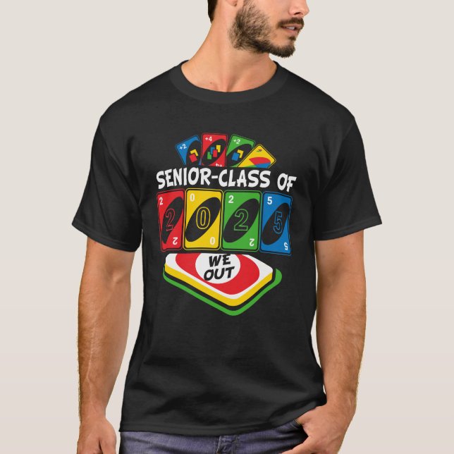 Camiseta Classe De Mais velho De formando De 2025 Nós Desco (Frente)