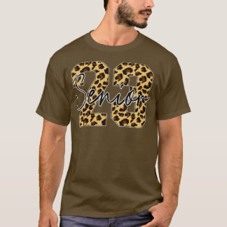 Camiseta Classe de mais velho de formando-leopardo de gradu