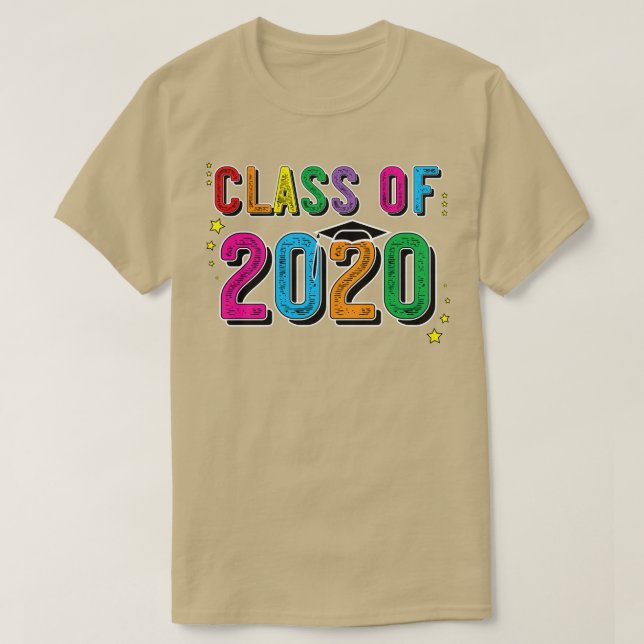 Camiseta Classe De Mais velho De Graduação 2020 Cresce Comi (Frente do Design)