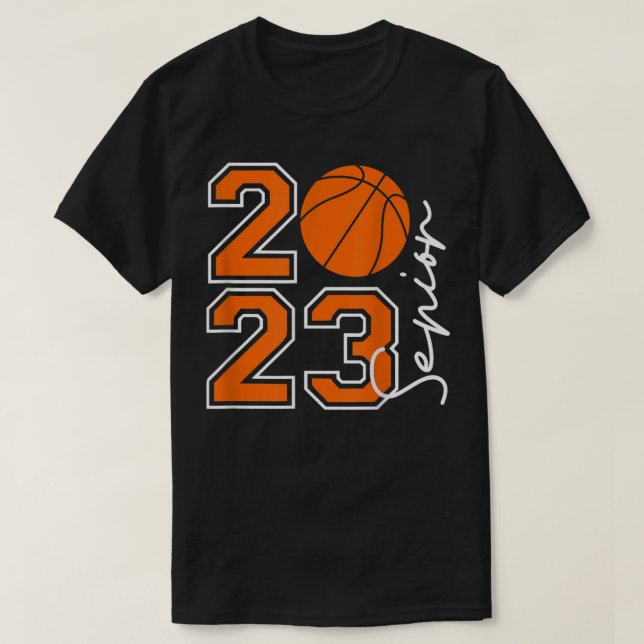 Camiseta Classe de Mais velho de Jogadores de Basquete 2023 (Frente do Design)