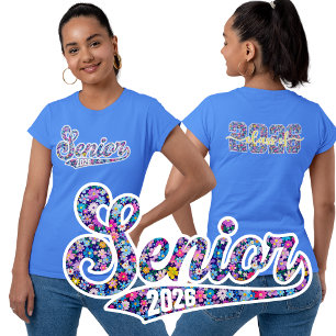Camiseta Classe de mais velho de T-Shirt Floral 2026