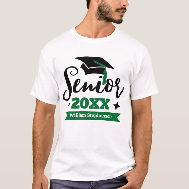 Camiseta Classe de mais velho do ano de graduação de 2022 T (Frente)