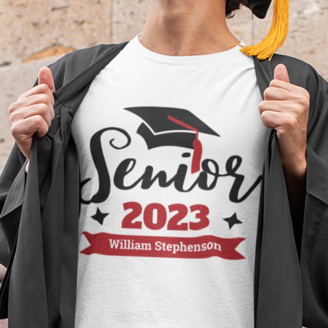 Camiseta Classe de mais velho do ano de graduação de 2023 (Criador carregado)