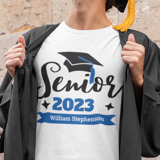 Camiseta Classe de mais velho do ano de graduação de 2023 (Criador carregado)