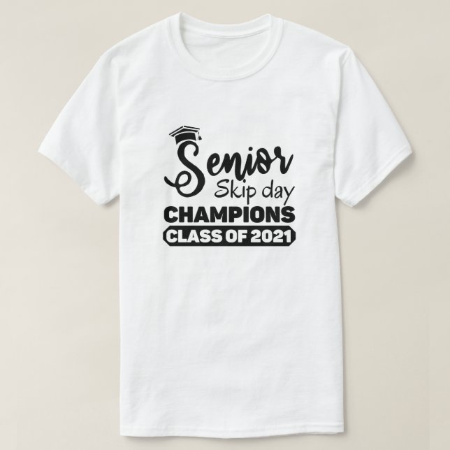 Camiseta Classe de mais velho dos Campeões do Dia da Pele 2 (Frente do Design)